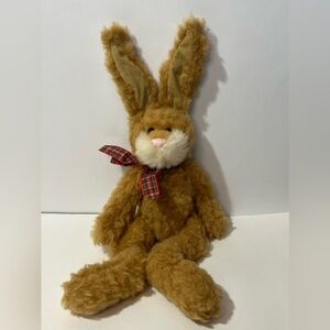 Russ Berrie RAFFI Brown Bunny Rabbit Plush Stuffed Animal 18" Long Legs Ears